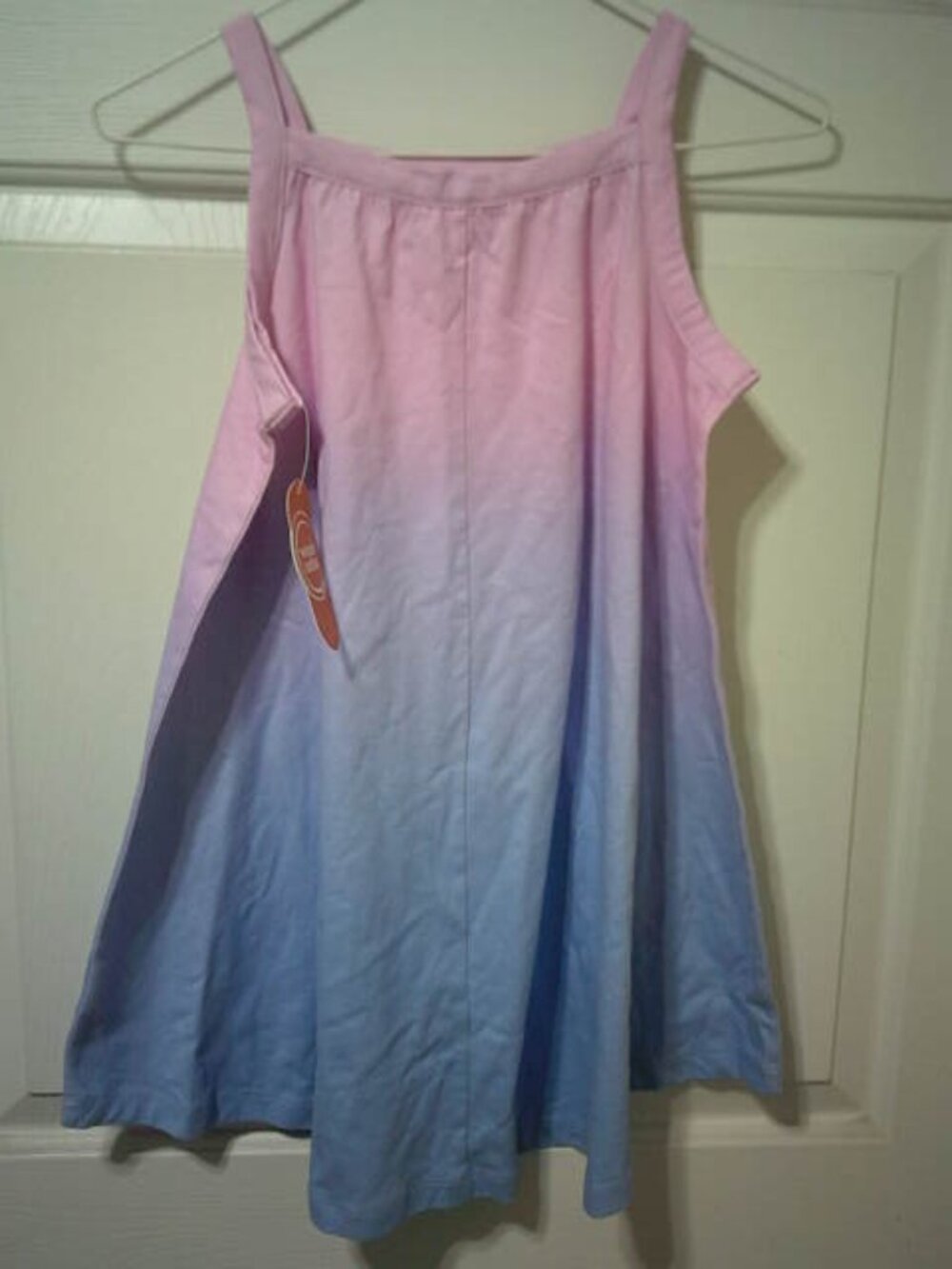 NEW GIRLS SIZE 8 WONDER NATION TANK DRESS THISTLE MORNING TIE-DYE DESIGN CASUAL